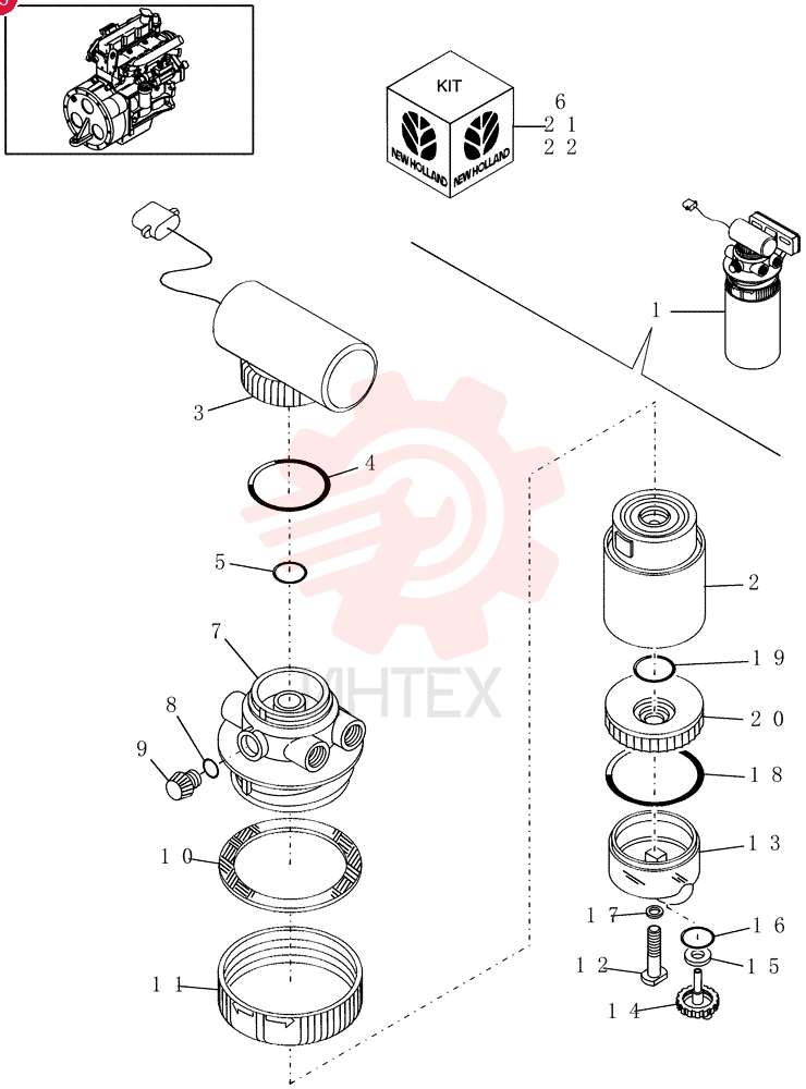 FUEL FILTER 87802201