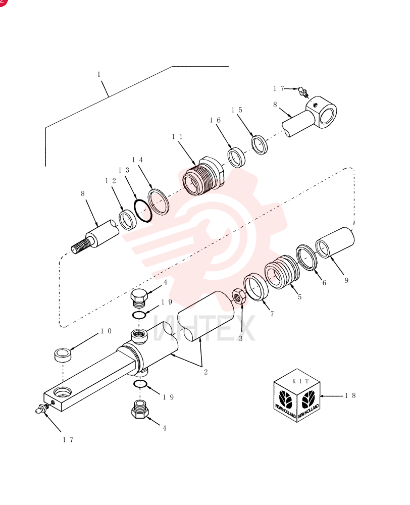 HYDRAULIC CYLINDER 86528680