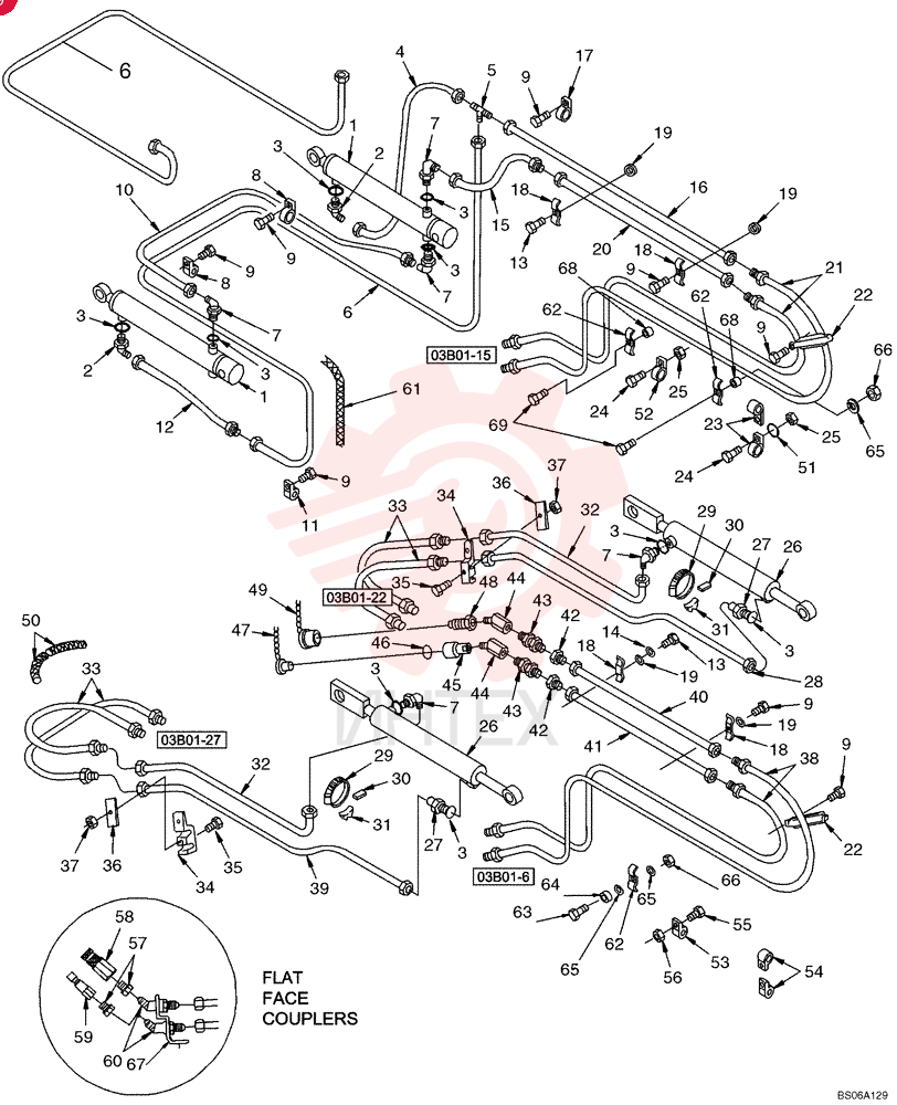 HYDRAULIC CYLINDER 86570930 (2)