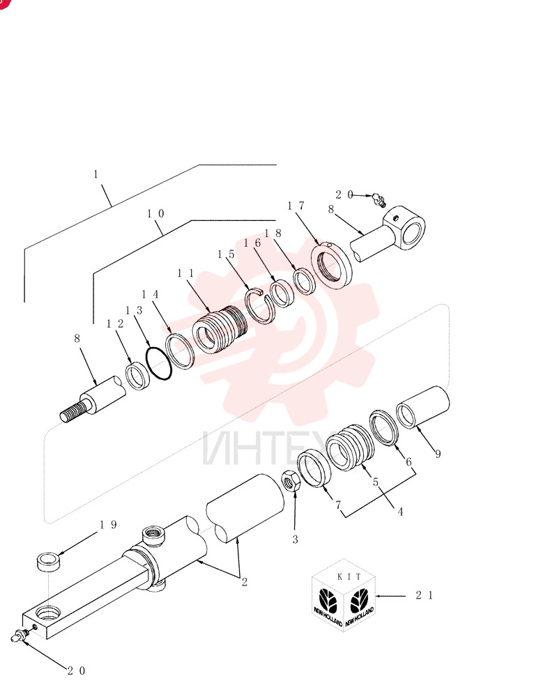 HYDRAULIC CYLINDER 9845805