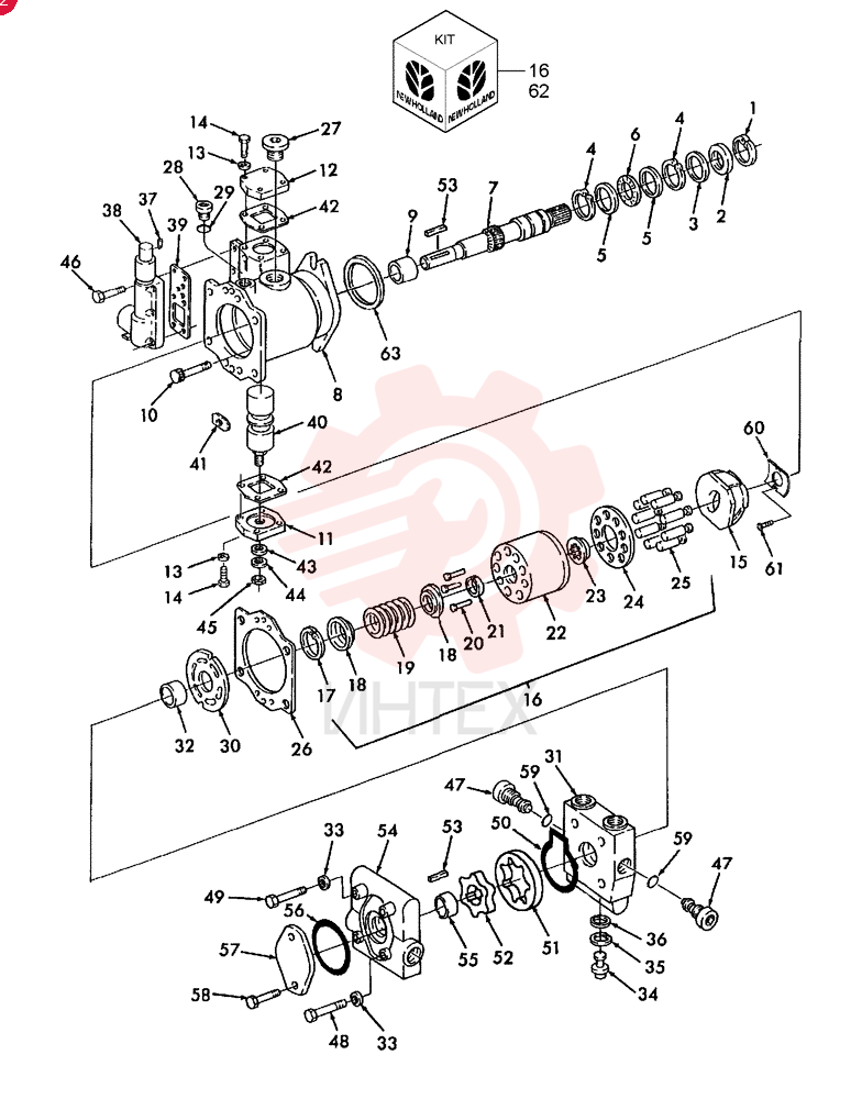 HYDRAULIC PUMP 9809680