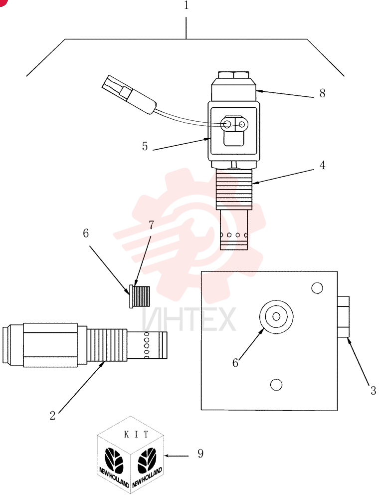 HYDRAULIC VALVE 86520550