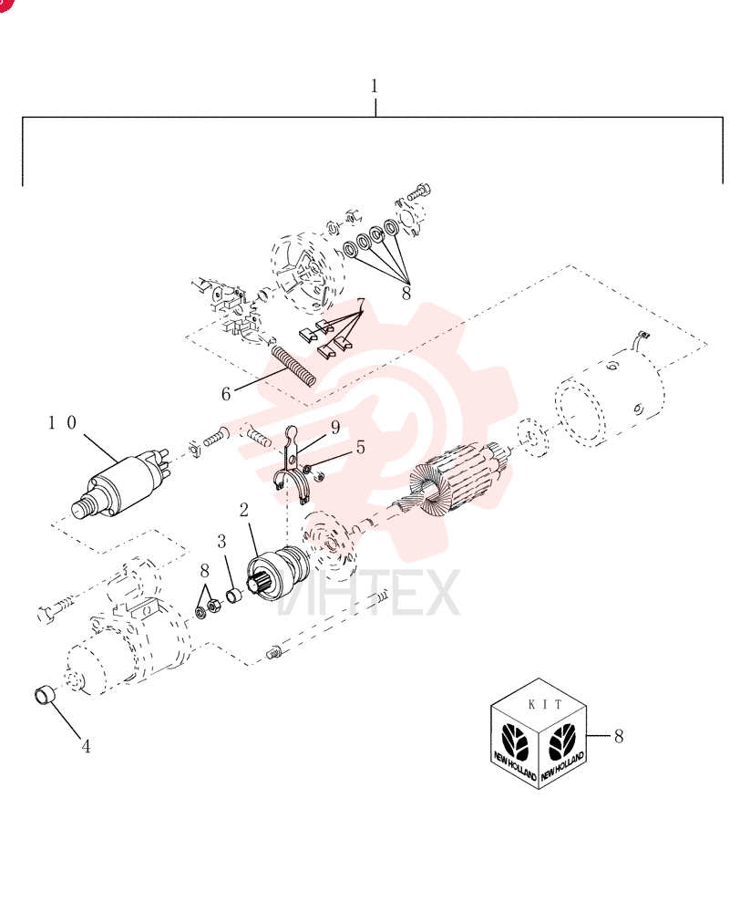 STARTER MOTOR 86513093
