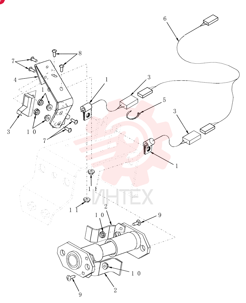 WIRE CLAMP,6.3mm, Coat, 10.3mm Bolt Hole, P Type
