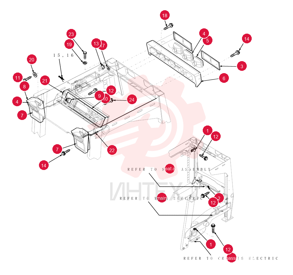 CLAMP,19mm ID, 8.7mm Bolt Hole, P Type