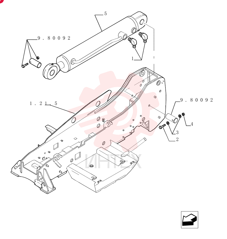 90 ELBOW,11/16"-16 ORFS x 3/4"-16 ORB