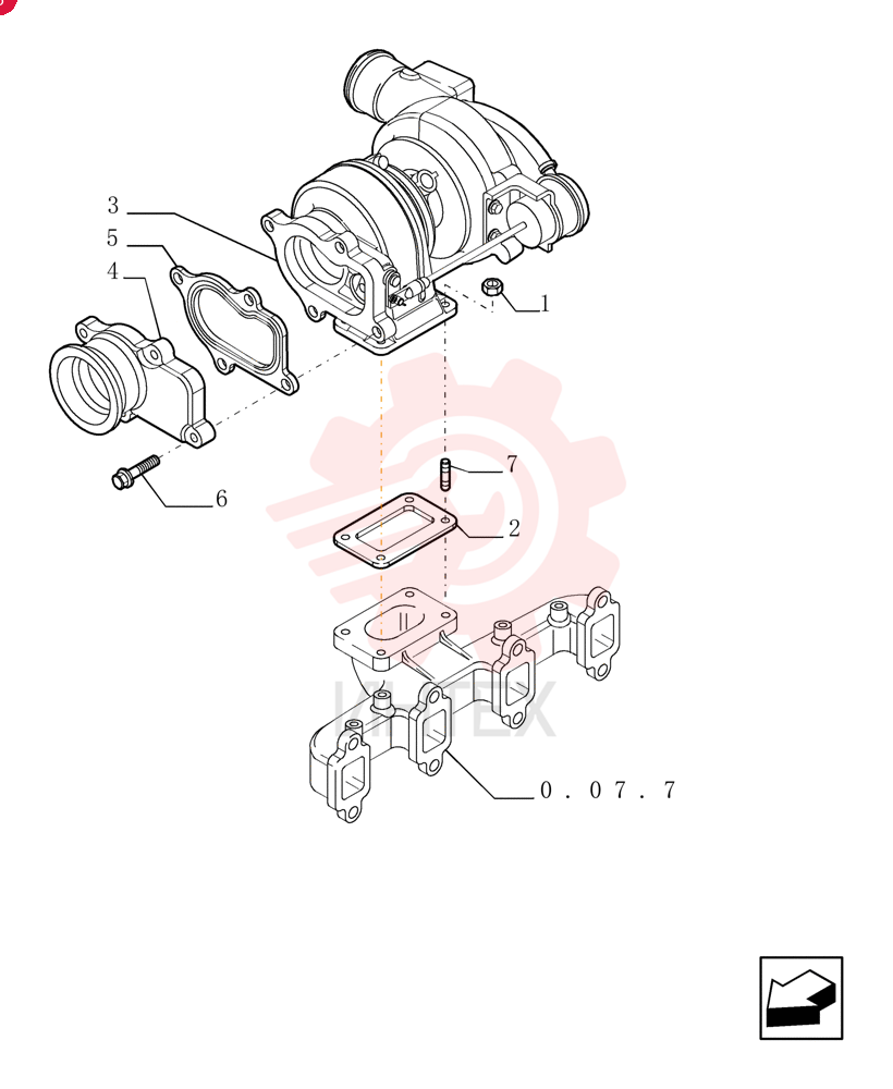 FLANGE NUT,M8