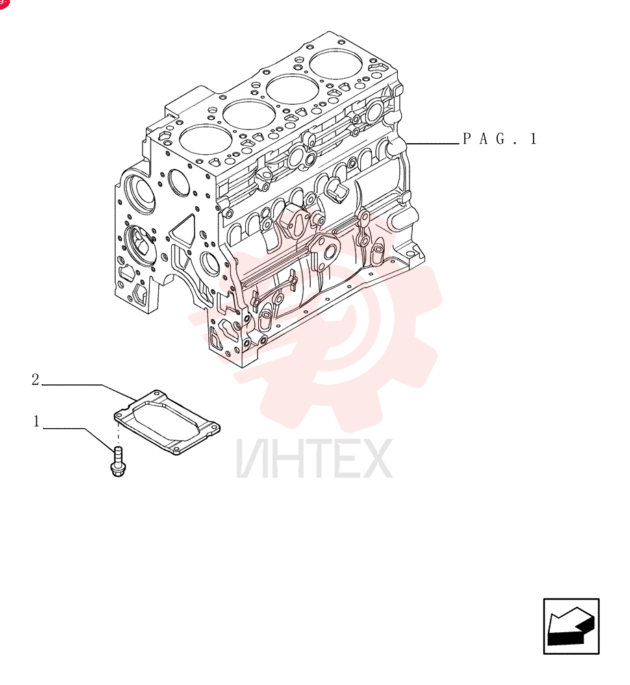 SCREW,Hex Flg, M10 x 1.5 x 25 4899032 (1)