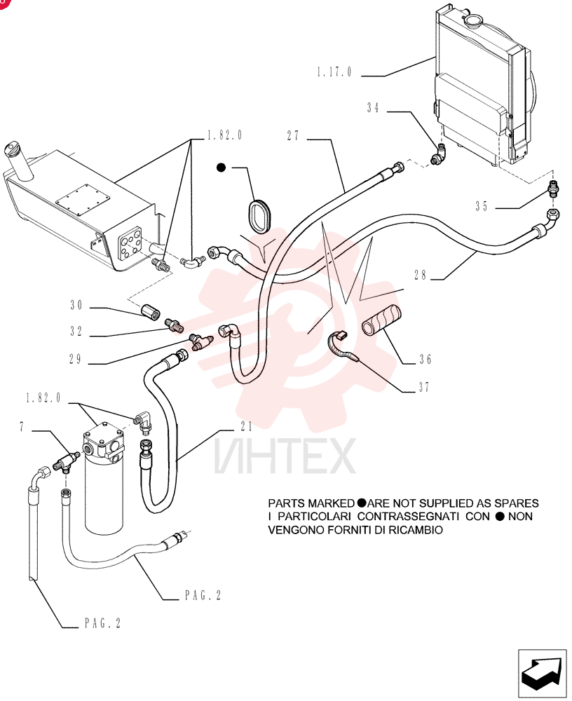 HYD CONNECTOR 85824154