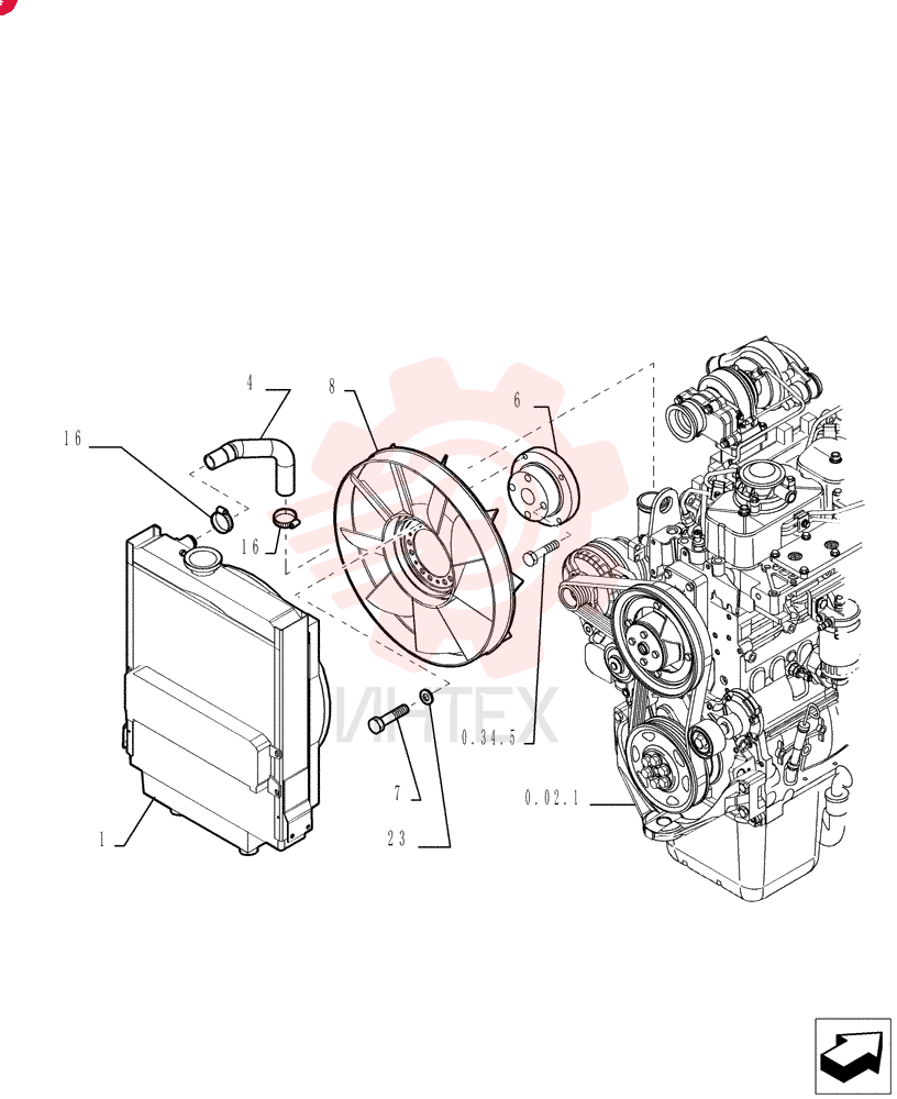 RADIATOR 87309035