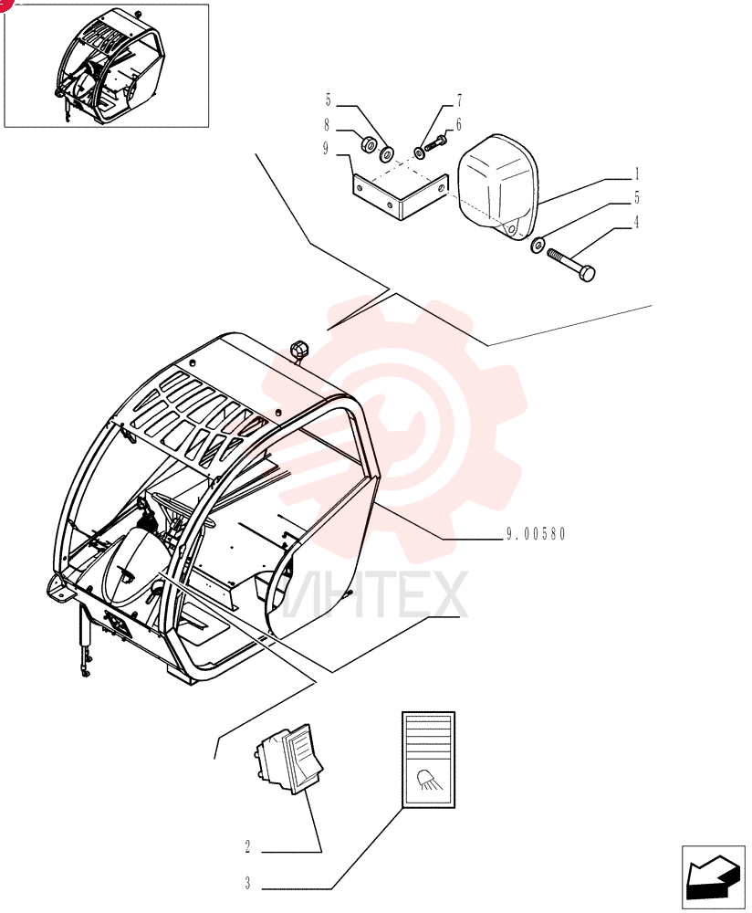 WORK LAMP 76088447
