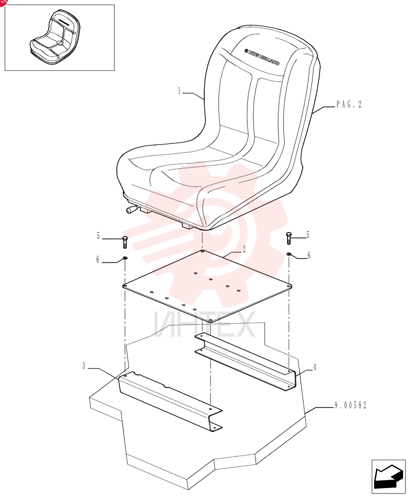 DRIVER SEAT 87752462