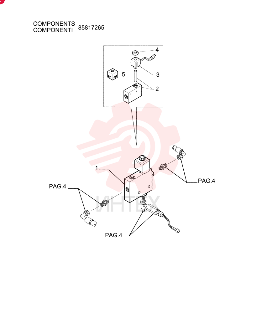 SOLENOID VALVE,12V 85817265 (1)