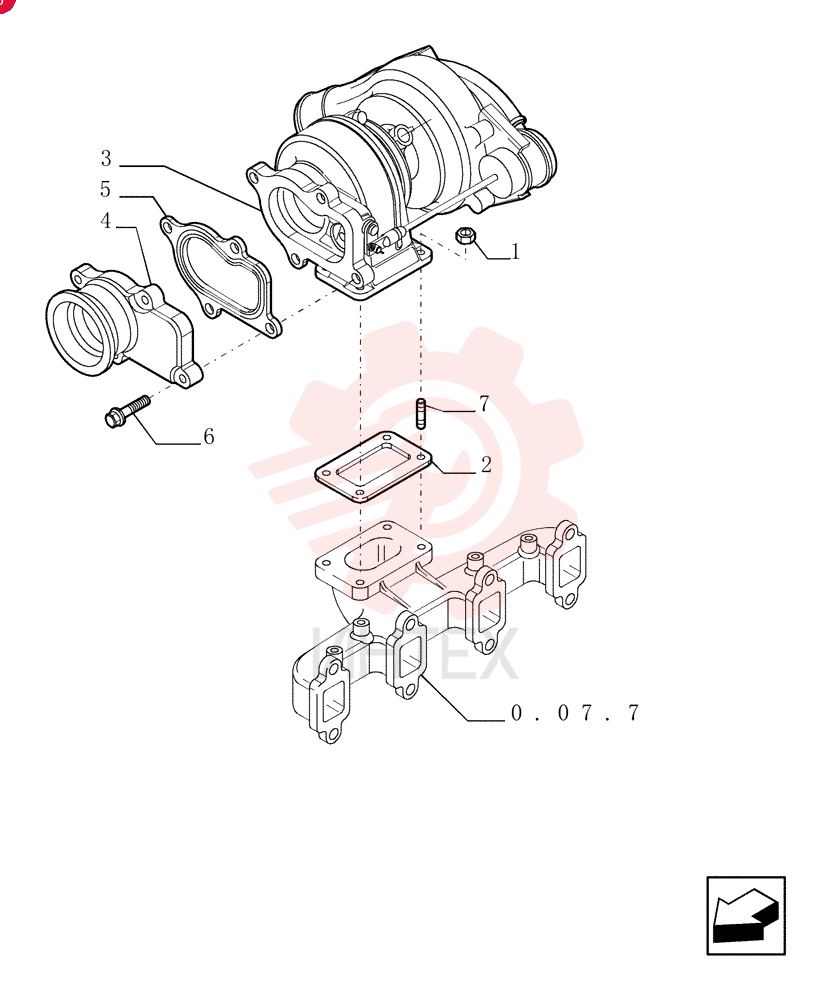 FLANGE NUT,M8