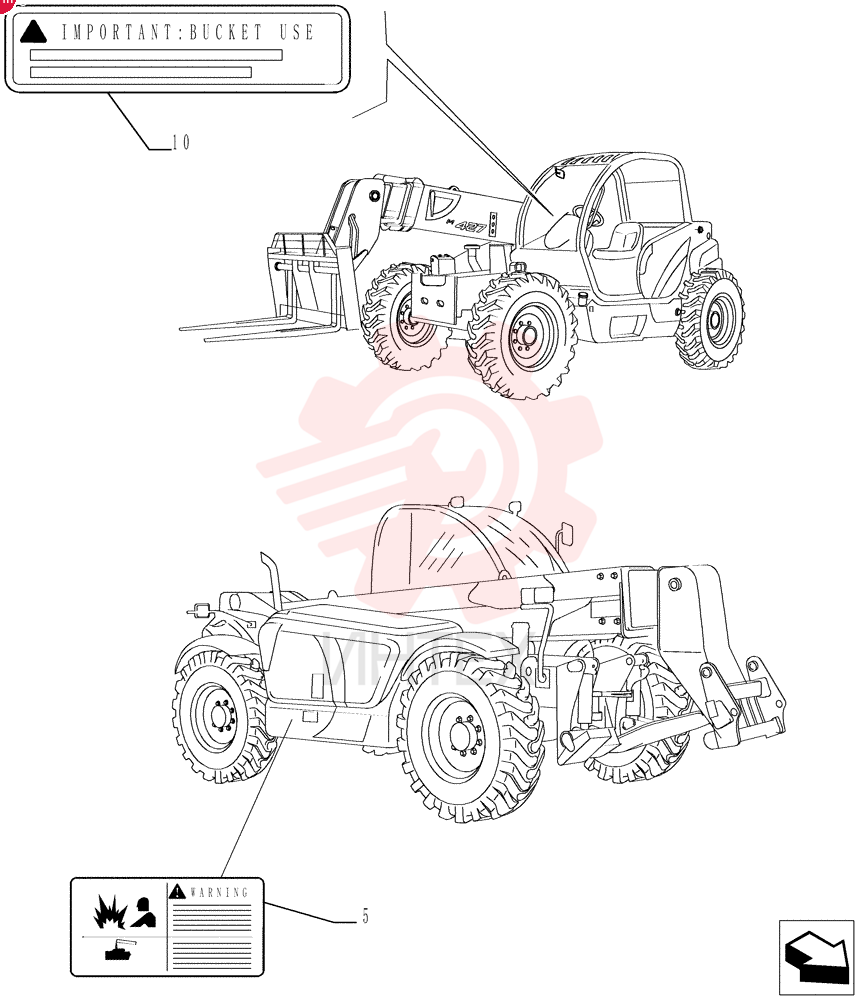 WARNING DECAL