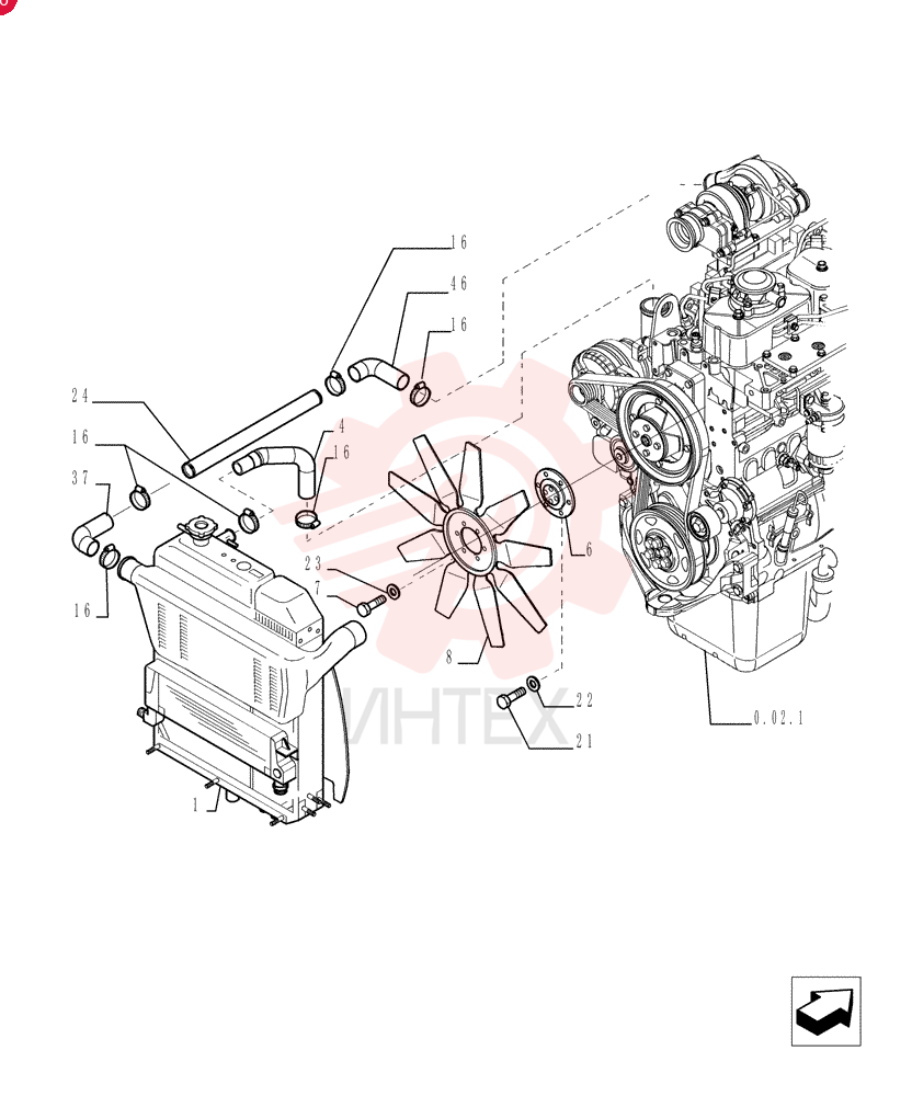 RADIATOR 87738622