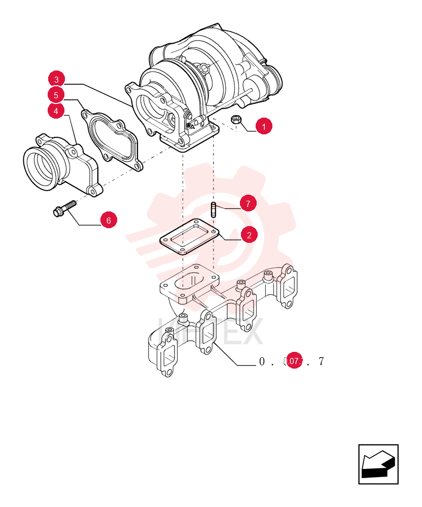 FLANGE NUT,M8