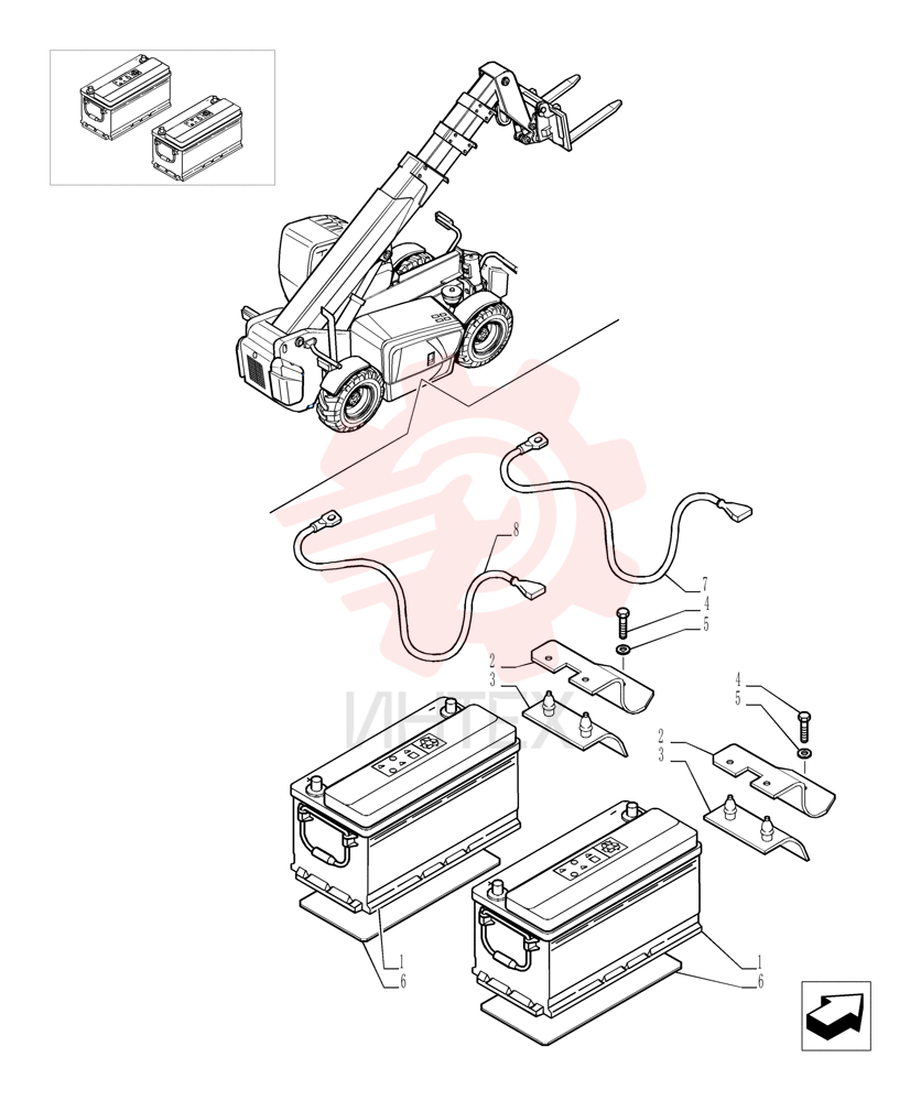 Схема (M551) - TELEHANDLER