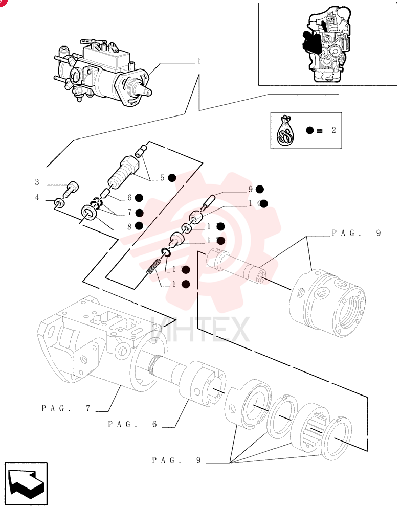 FUEL INJECTION PUMP 87840743 (10)