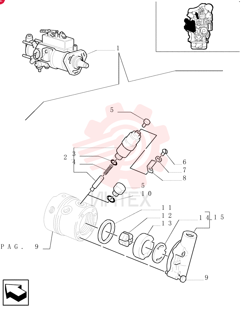 FUEL INJECTION PUMP 87840743 (9)