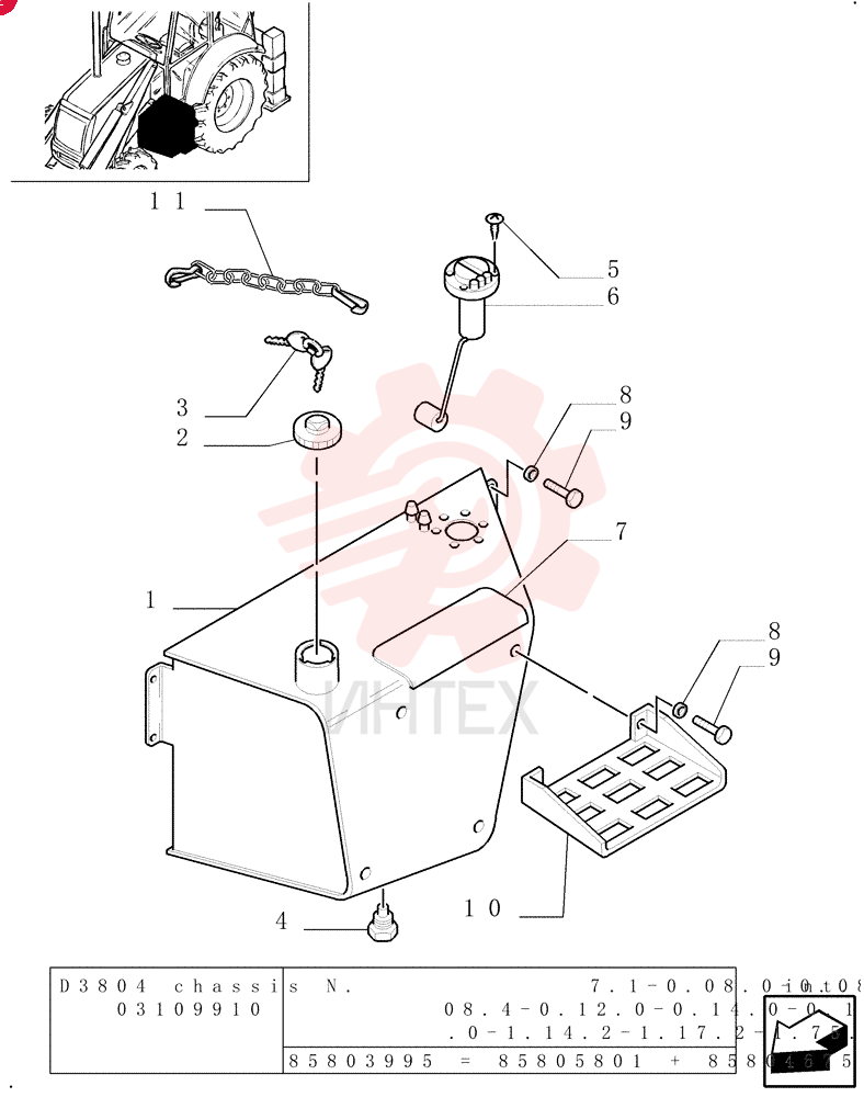 FUEL TANK 85801220