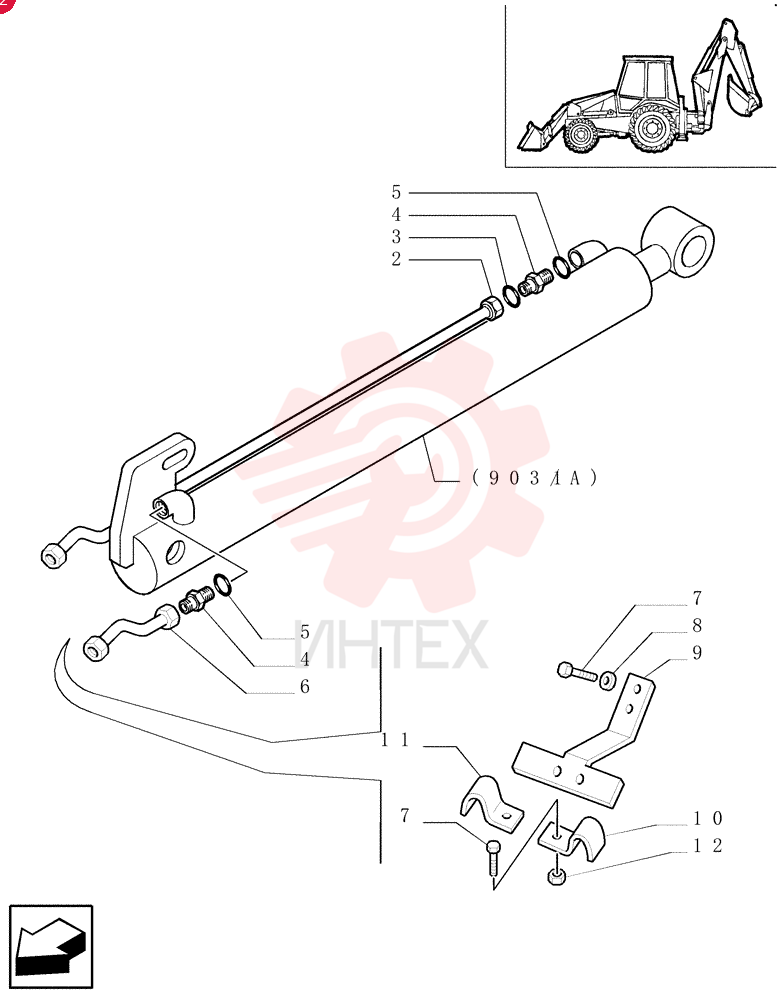 HYDRAULIC CYLINDER 85800700
