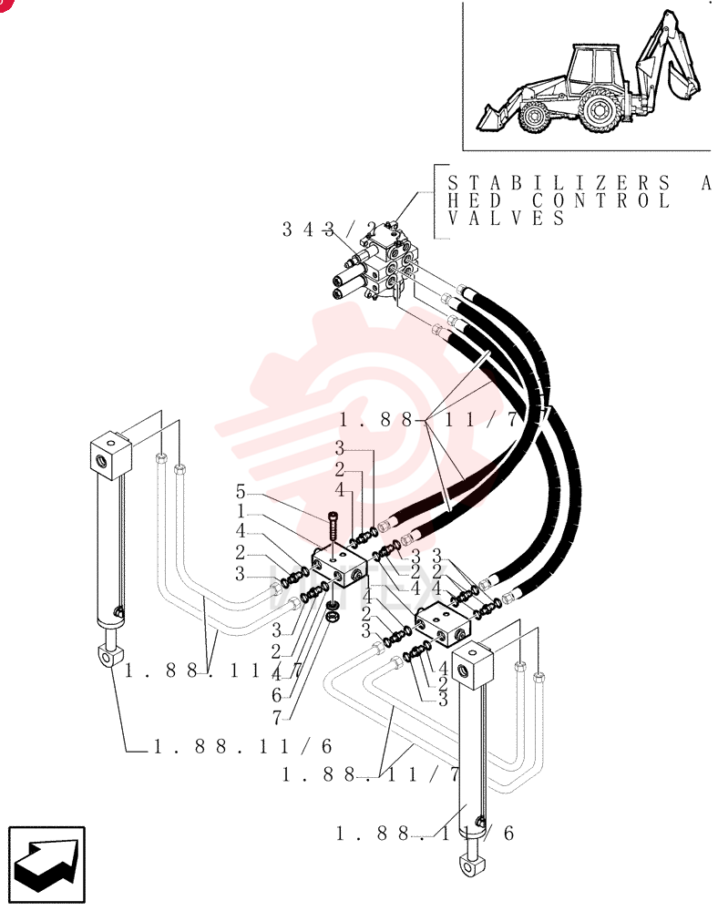 HYDRAULIC VALVE 85803842