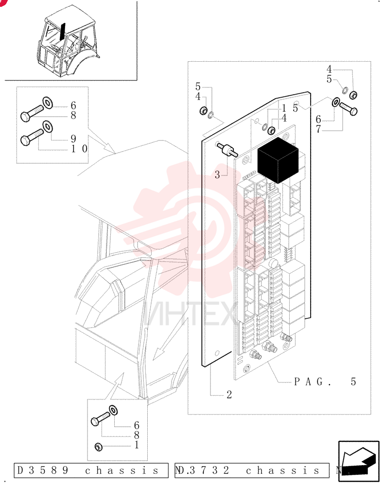 NUT,M8 x 1.25, Cl 10 16104121 (3)