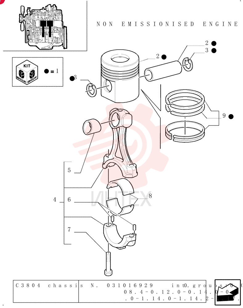 PISTON & RINGS KIT