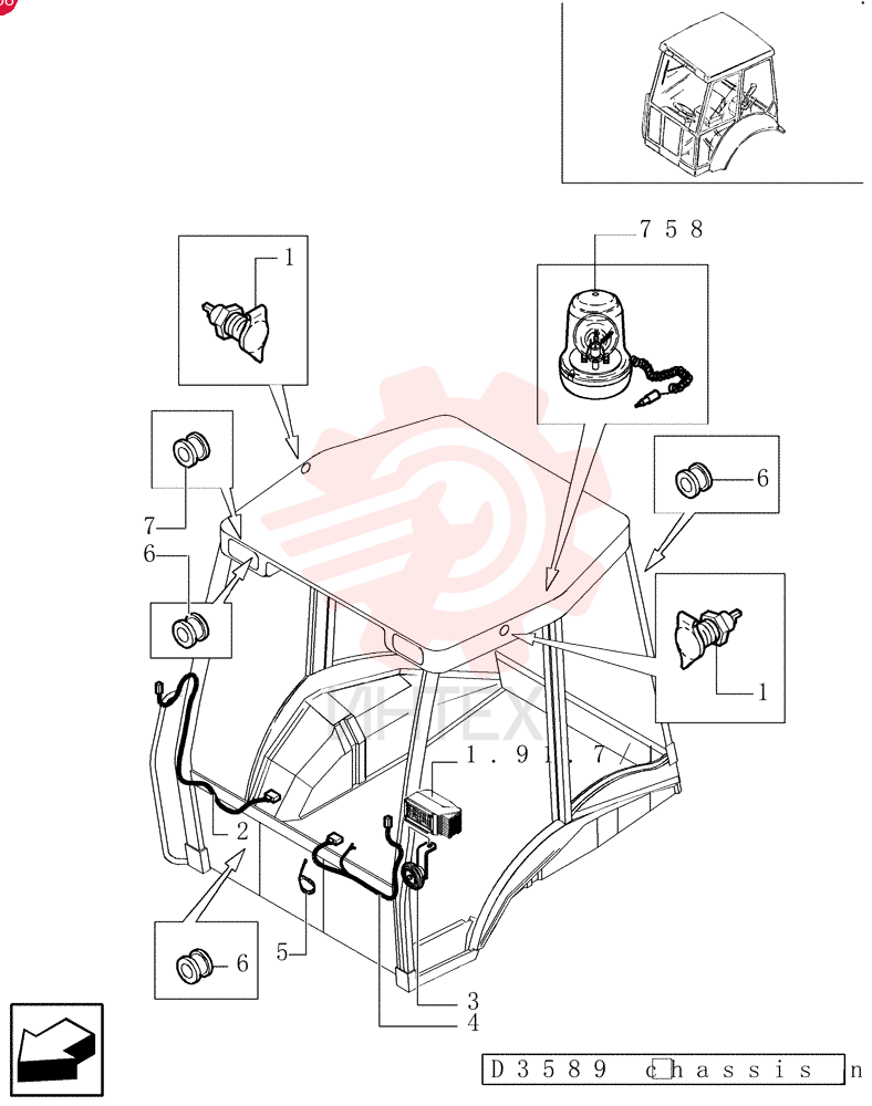 POWER SOCKET,M18 x 1