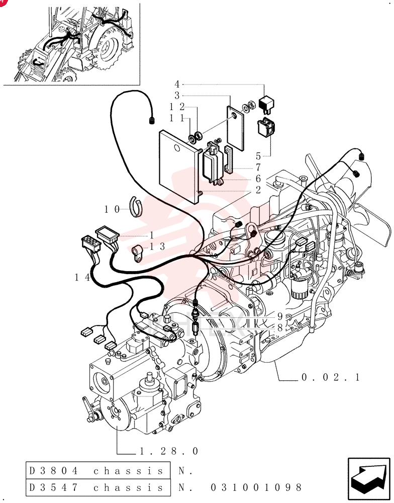 WIRE HARNESS 85802507