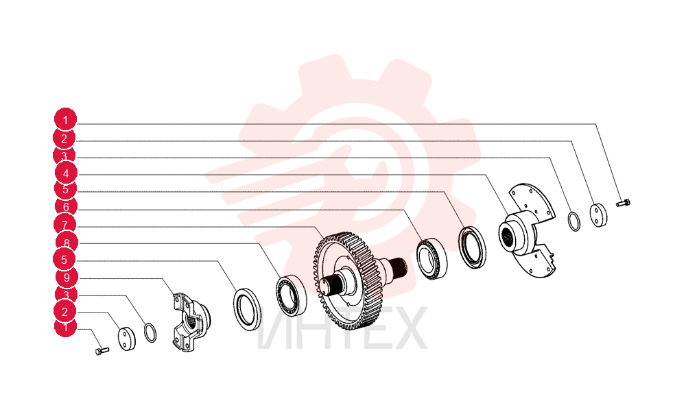 BOLT,Hex, M8 x 25mm