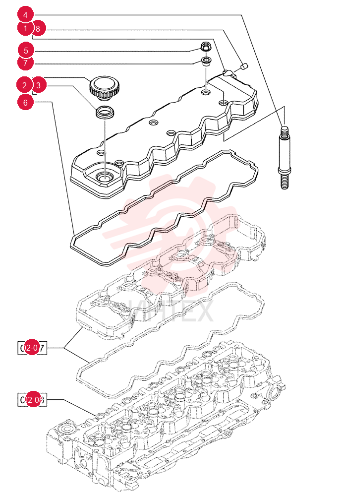 VALVE COVER 4895910