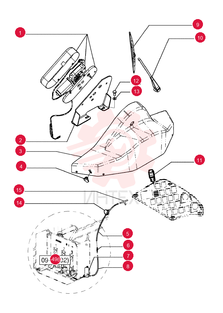 WIPER MOTOR,24V