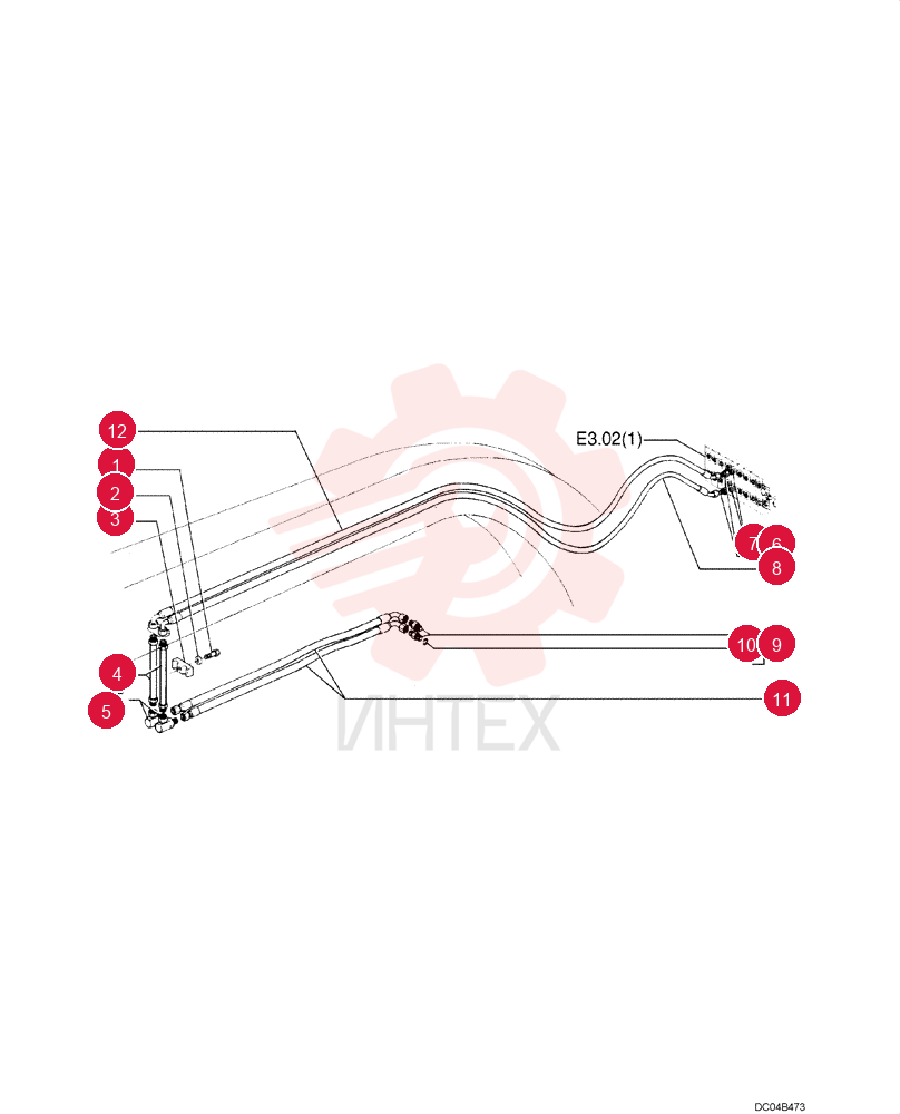 BOLT,Hex, M12 x 1.25 x 60mm, Cl 10.9
