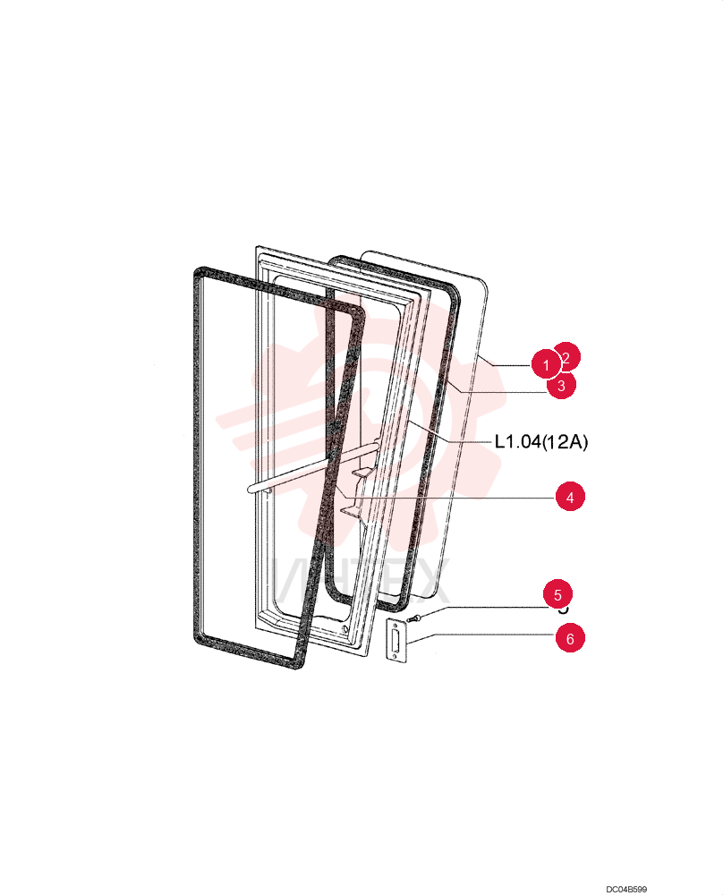 CAB GLASS ASSY
