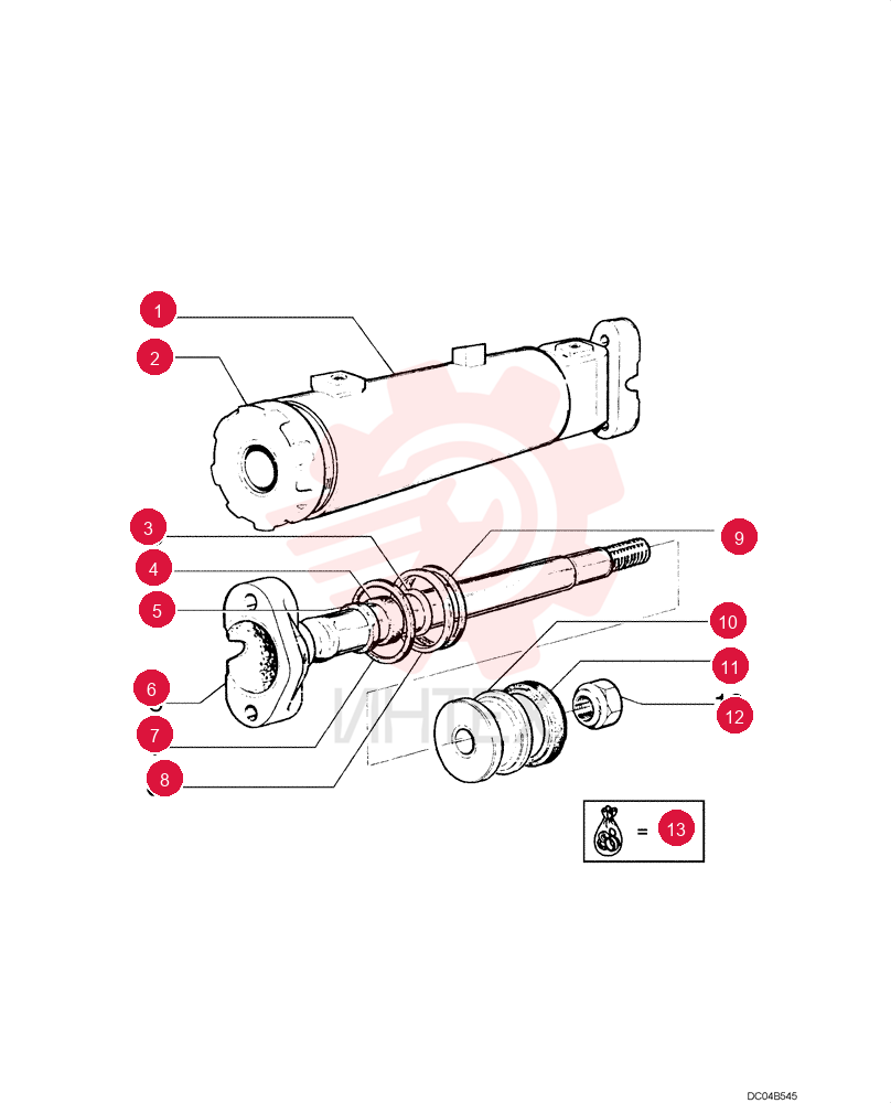 ENGINE CYLINDER LINER,761.1 mm Length