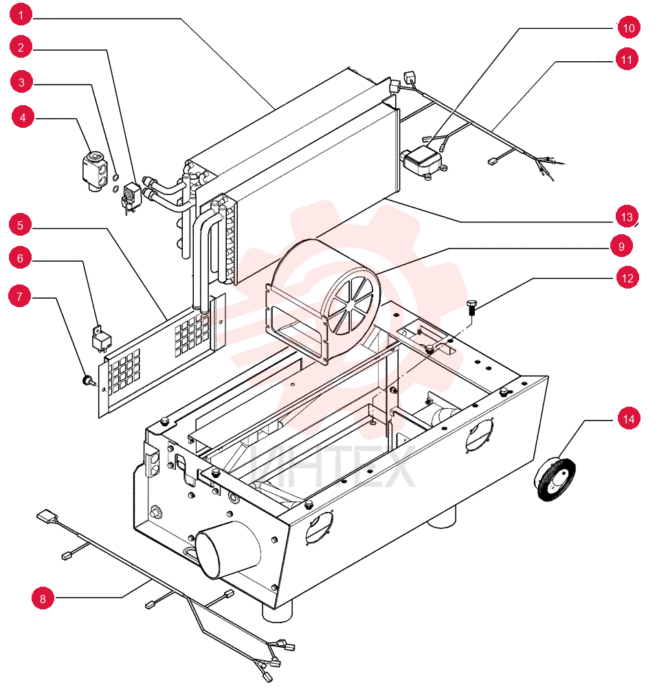 EVAPORATOR 84347982