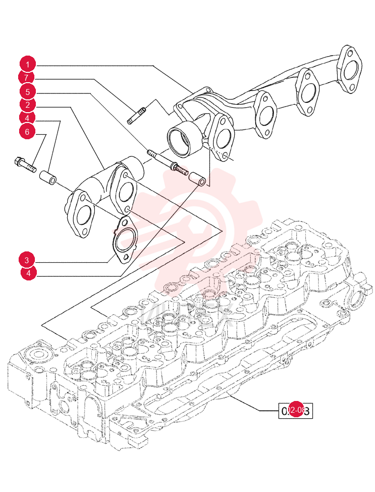 EXHAUST MANIFOLD 4896651