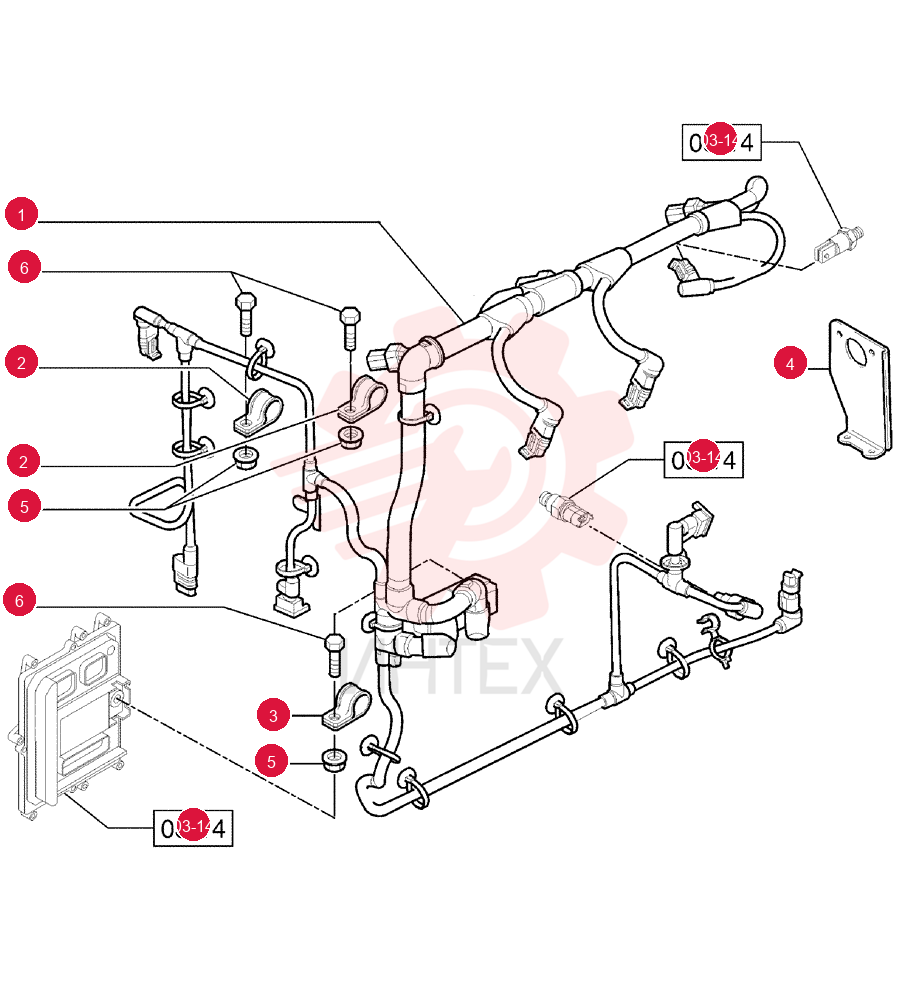 WIRE HARNESS 84422586