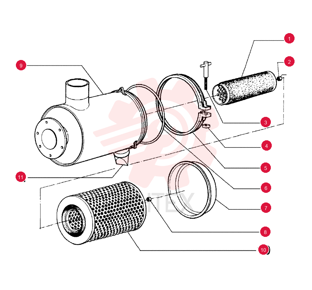 AIR FILTER 75312872