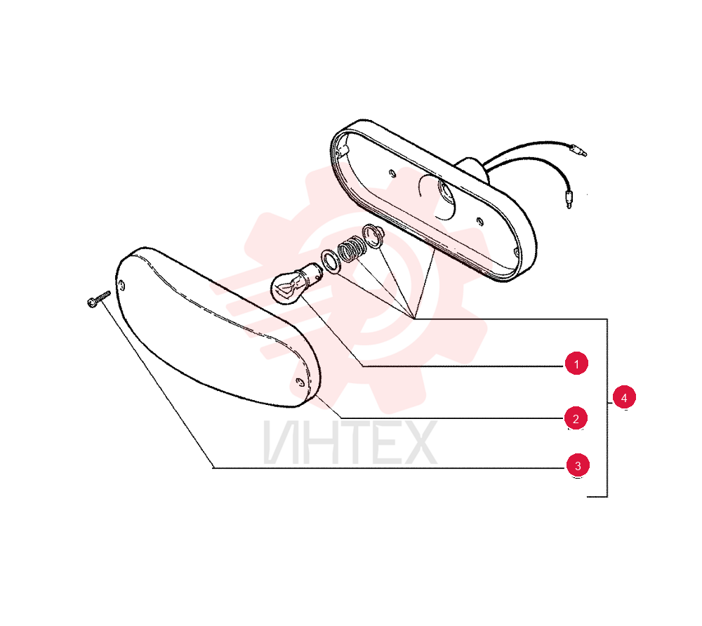 BULB,P21W, 24V, 21W 14148290 (2)