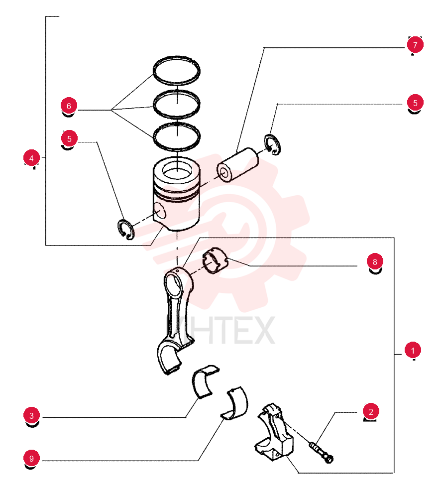CONNECTING ROD 71101706