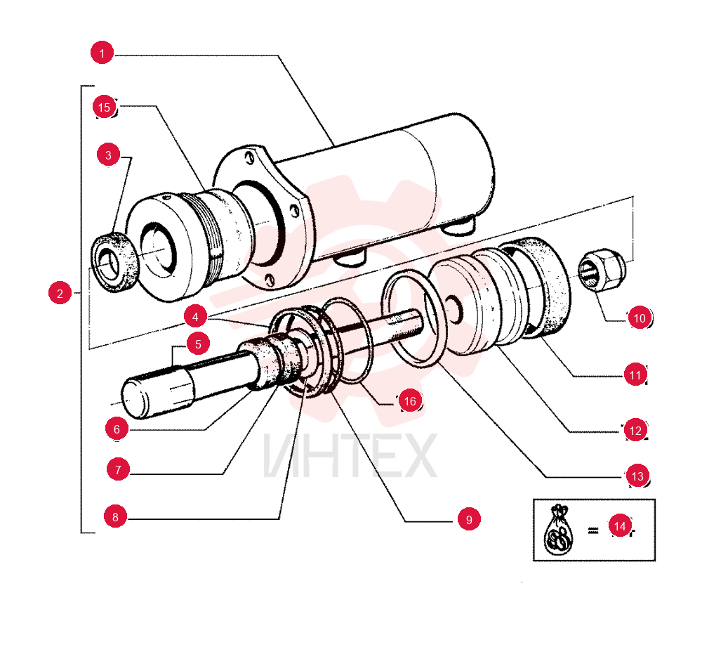 CYLINDER,66.3mm Bore Dia