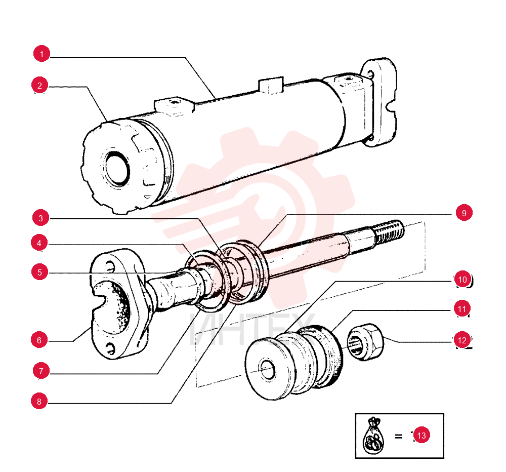ENGINE CYLINDER LINER,761.1 mm Length