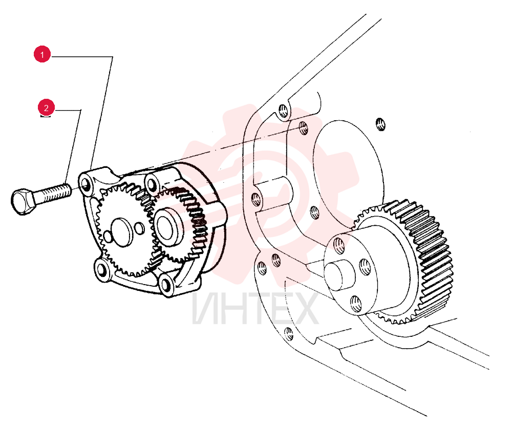 ENGINE OIL PUMP 75312745