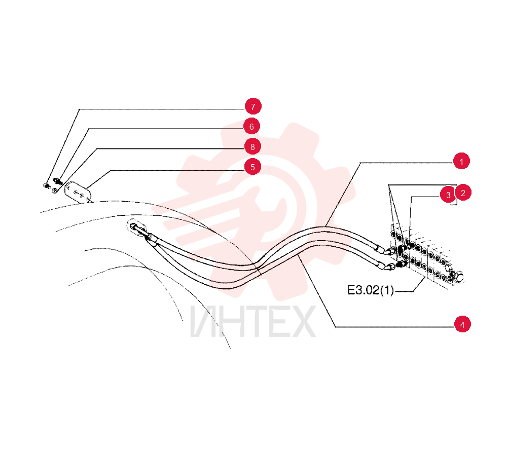 FLEXIBLE HOSE 75251187