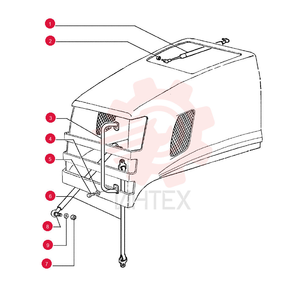 GAS STRUT 75257868
