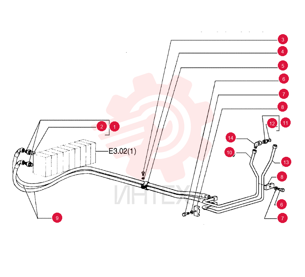 HYD CONNECTOR 70922457