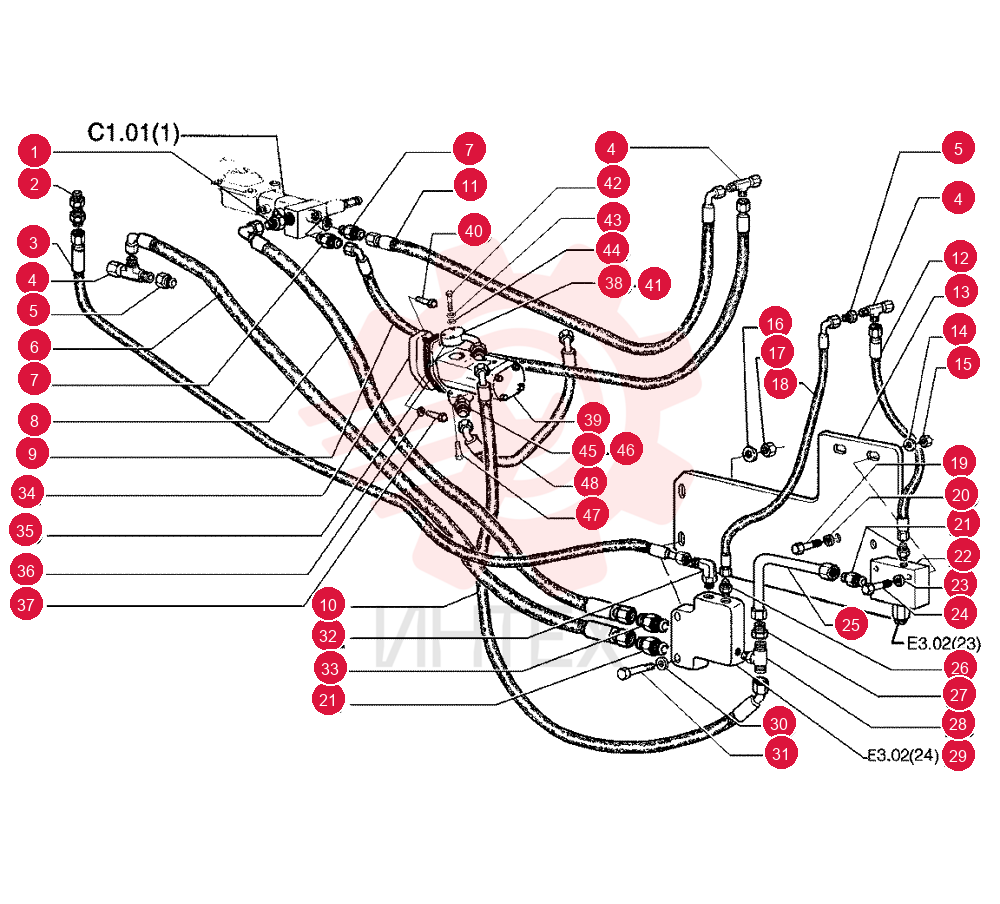 HYD CONNECTOR 75257337